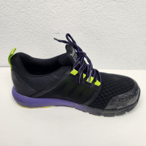 Timberland Pro Radius Composite Safety Toe Shoe Sneaker Women Size 6.5 Black - Picture 3 of 11